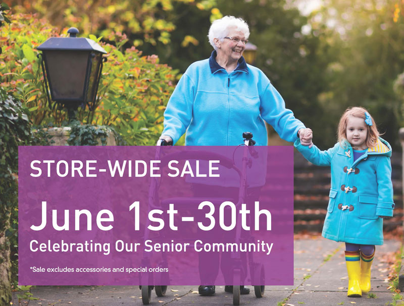 Store wide sale for mobile scooters and electric wheelchairs ad